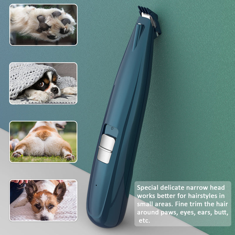 Pet Foot Hair Trimmer LED Cat And Dog Paw