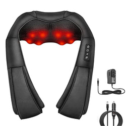 Shiatsu Neck and Shoulder Massager With Heat Electric Back Massager for Christmas, Thanksgiving