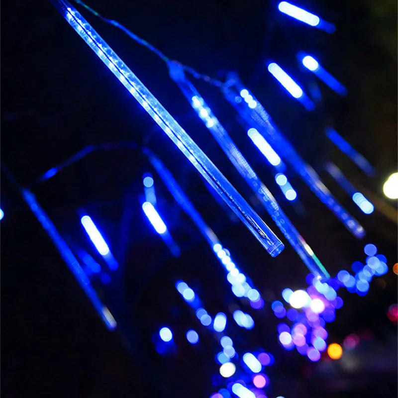 Solar Led Light Outdoor Meteor Shower Rain Lights Waterproof Garden Decor Outdoor Street Garland New Year Christmas Decoration