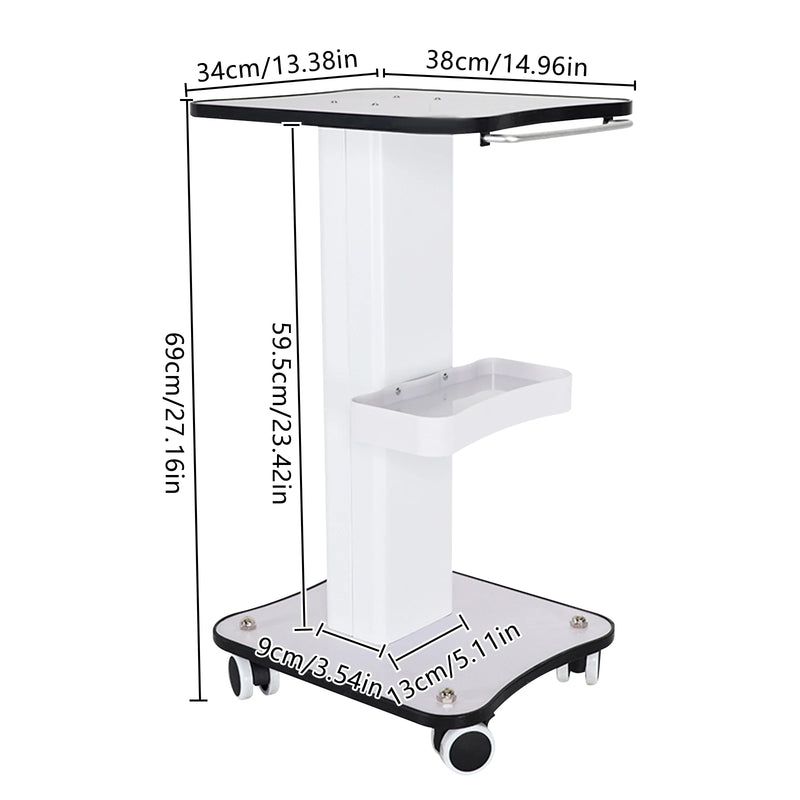 Trolley Stand Salon Rolling Cart Beauty Auxiliary Trolley Organizer Cart With Wheel Spa Salon Furniture Tool Cart Storage Cart