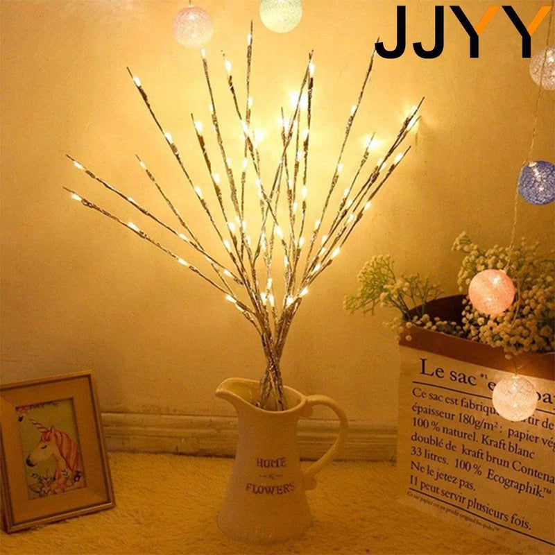 New 2024 Creative Willow Twig Branch Lights 20 LEDs Christmas Decoration for Home Noel Kerst Xmas Decoration Navidad 2023