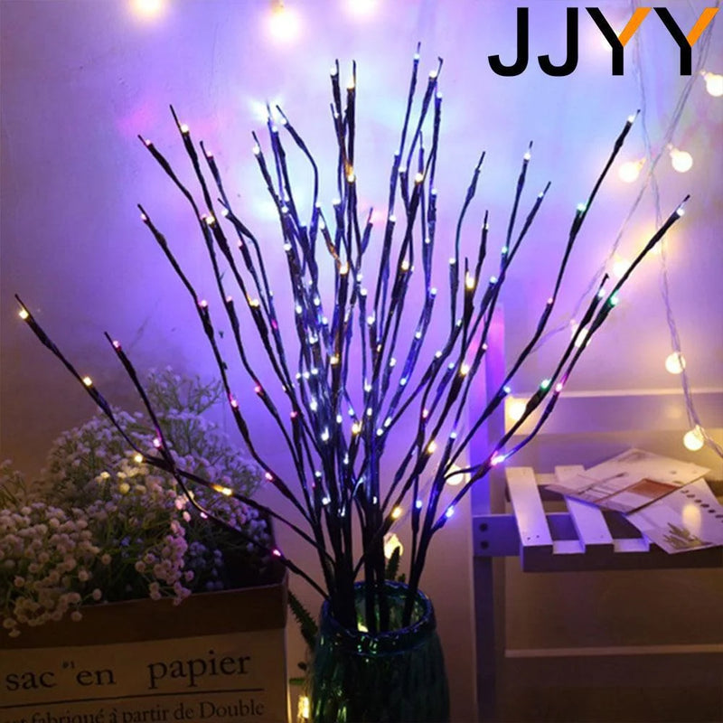 New 2024 Creative Willow Twig Branch Lights 20 LEDs Christmas Decoration for Home Noel Kerst Xmas Decoration Navidad 2023